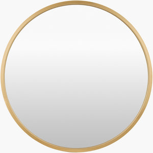 Livabliss Carmen Square Iron Wall Mirror Handcrafted Frame for Entryway or Living Room Gold 22"H x 22"W x 1"D RME001-2222