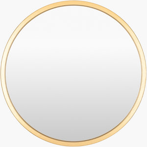 Livabliss Carmen Square Iron Wall Mirror Handcrafted Frame for Entryway or Living Room Gold 27"H x 27"W x 1"D RME001-2727