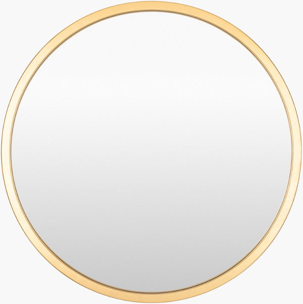 Livabliss Carmen Square Iron Wall Mirror Handcrafted Frame for Entryway or Living Room Gold 27"H x 27"W x 1"D RME001-2727
