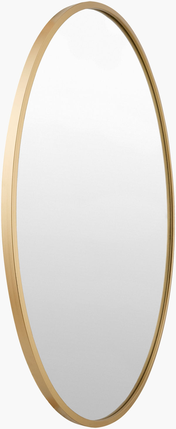 Surya Carmen Modern 22" X 22" Iron Accent Mirror - Versatile Wall Decor For Elegant Home Interiors Frame, Gold Iron Rme001-2727