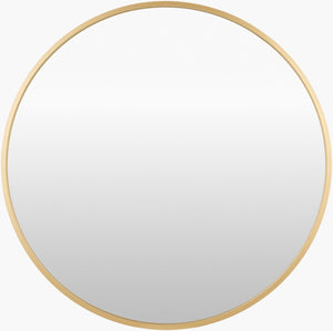Livabliss Carmen Square Iron Wall Mirror Handcrafted Frame for Entryway or Living Room Gold 32"H x 32"W x 1"D RME001-3232