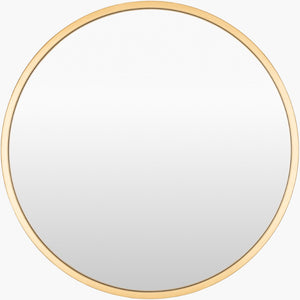 Livabliss Carmen Square Iron Wall Mirror Handcrafted Frame for Entryway or Living Room Gold 36"H x 36"W x 1"D RME001-3636