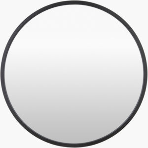 Livabliss Carmen Frameless Square Wall Mirror Geometric Accent for Hallway or Contemporary Living Black 22"H x 22"W x 1"D RME002-2222