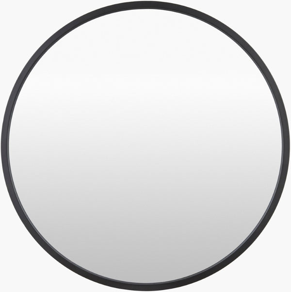 Livabliss Carmen Frameless Square Wall Mirror Geometric Accent for Hallway or Contemporary Living Black 22"H x 22"W x 1"D RME002-2222