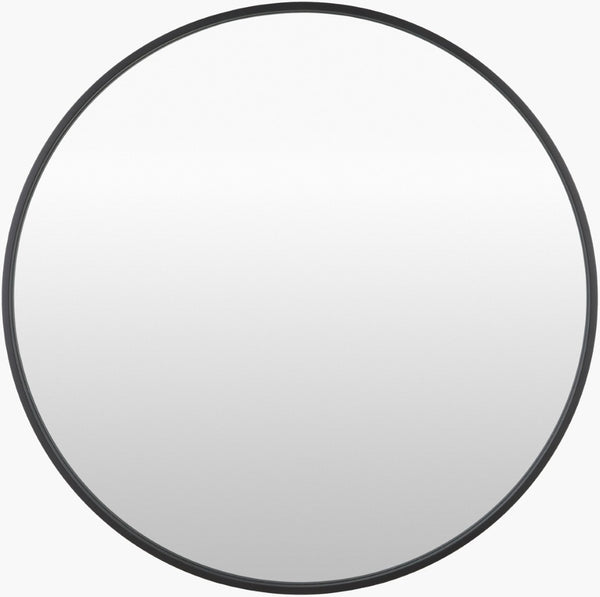 Livabliss Carmen Frameless Square Wall Mirror Geometric Accent for Hallway or Contemporary Living Black 32"H x 32"W x 1"D RME002-3232