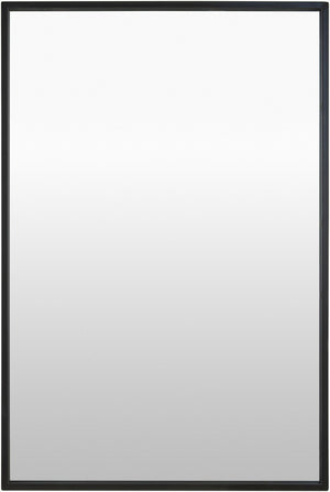 Surya Carmen Modern 22" X 22" Iron Accent Mirror - Versatile Wall Decor For Elegant Home Interiors Frame, Black Iron Rme003-4030