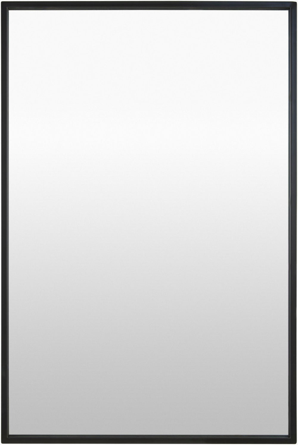 Livabliss Carmen Rectangular Wall Mirror Slim Profile Light Reflecting Modern Entryway Accent Black 40"H x 30"W x 1"D RME003-4030