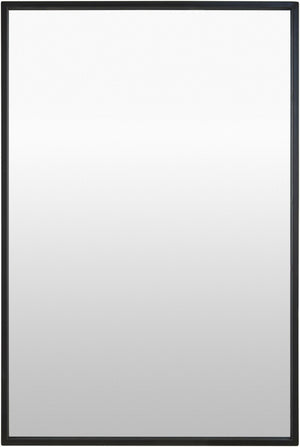 Livabliss Carmen Rectangular Wall Mirror Slim Profile Light Reflecting Modern Entryway Accent Black 40"H x 30"W x 1"D RME003-4030