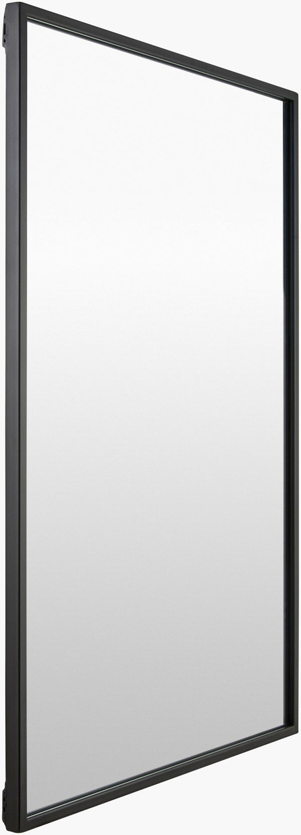 Surya Carmen Modern 22" X 22" Iron Accent Mirror - Versatile Wall Decor For Elegant Home Interiors Frame, Black Iron Rme003-4030