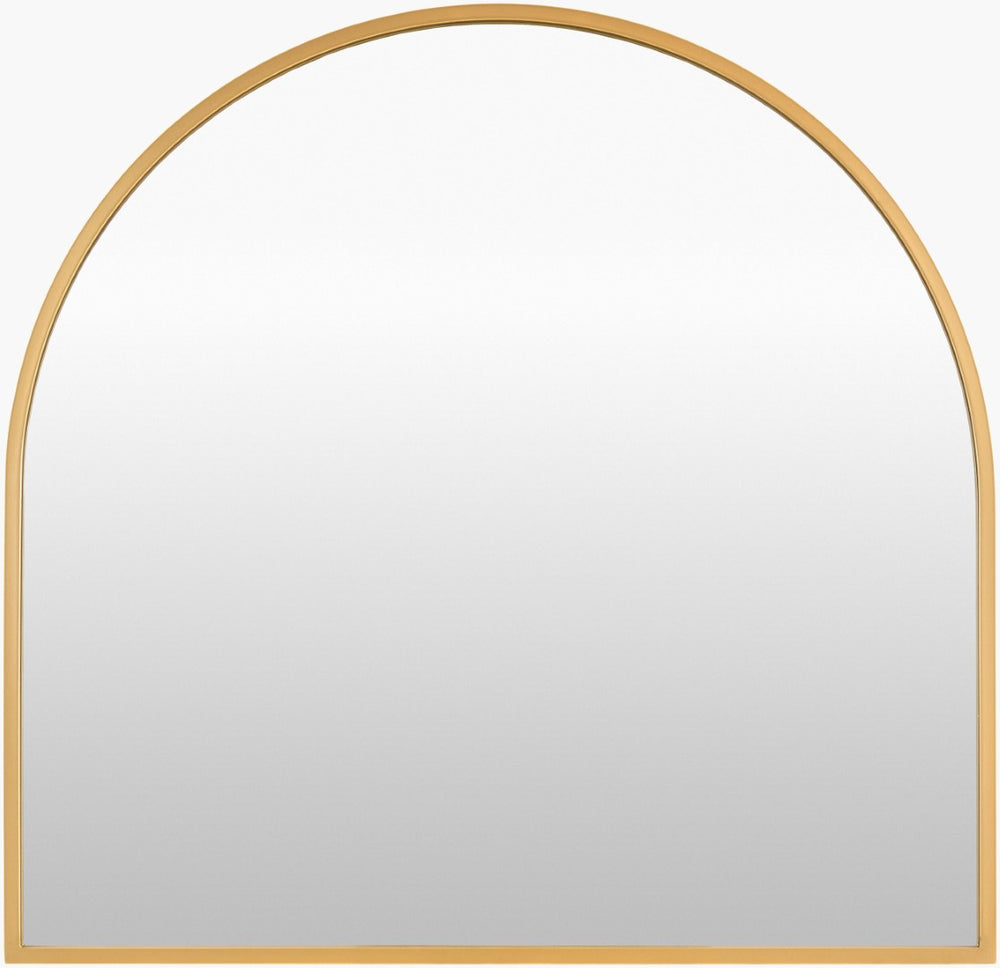 Livabliss Carmen Geometric Framed Wall Mirror Slim Flush Mount Accent for Modern Interiors RME004-3132