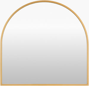 Livabliss Carmen Geometric Framed Wall Mirror Slim Flush Mount Accent for Modern Interiors RME004-3132