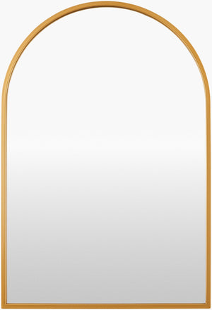 Livabliss Carmen Frameless Accent Mirror Sleek Minimalist Design for Hallway or Bedroom Wall Gold 30"H x 20"W x 1"D RME005-3020