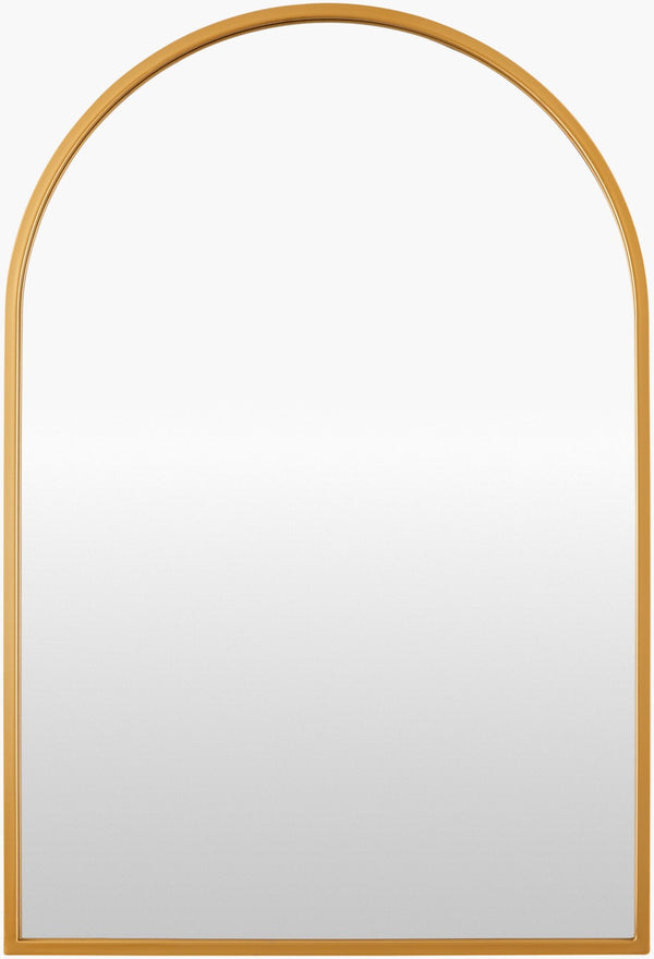 Livabliss Carmen Frameless Accent Mirror Sleek Minimalist Design for Hallway or Bedroom Wall Gold 30"H x 20"W x 1"D RME005-3020