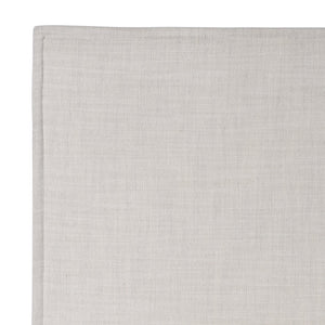 Bernhardt Bernhardt Sawyer Upholstered California King Panel Bed In Muslin Fabric With Stitched Flange Edges, Wood Feet And Slat Support System K1315