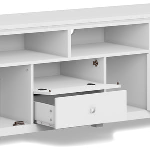 English Elm Cosmopolitan 72" Wide White Tv Media Stand – Modern Storage Solution For Stylish Living Rooms B136P158556