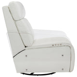 Parc Leather Power Motion Chair 229RLO White Leather Bernhardt