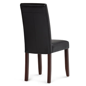English Elm Acadian Parson Dining Chairs Set Of 2 In Midnight Black - Chic, Comfortable, And Versatile Design B136P159790