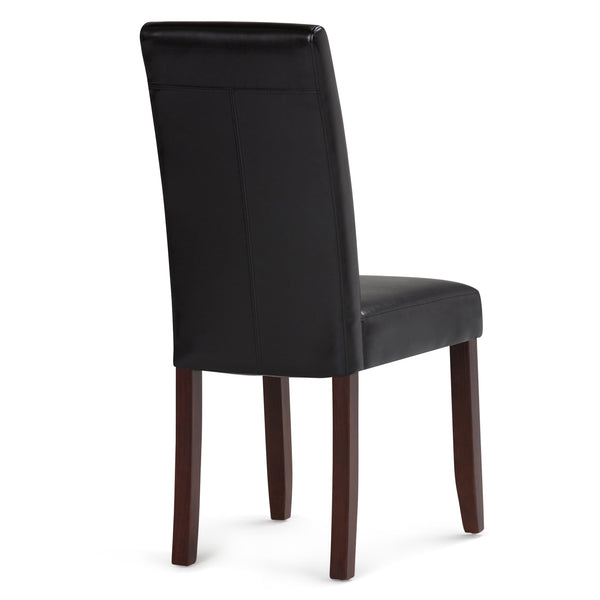 English Elm Acadian Parson Dining Chairs Set Of 2 In Midnight Black - Chic, Comfortable, And Versatile Design B136P159790