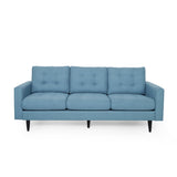 Christopher Knight Home® - Noble House - Jenny Contemporary Tufted Fabric 3-Seater Sofa