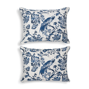 Estate Pillows, Bluebird Toile, Set of 2 EHN40686 Park Hill
