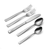 Lenox Oneida Madeline 51 Piece Everyday Flatware Set With Caddy, Service for 8 Metallic, STAINLESS METAL H025051A