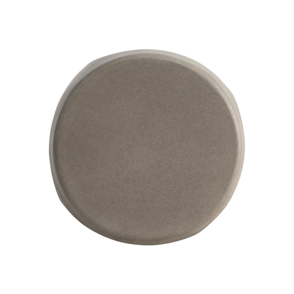 Bernhardt Bernhardt Medano Outdoor Side Table — Compact 20" Grc Bedrock Accent Table With Basin Top, Durable Finish X05124