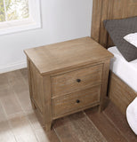 English Elm Steve Silver - Riverdale - 2 Drawer Nightstand - Dark Brown