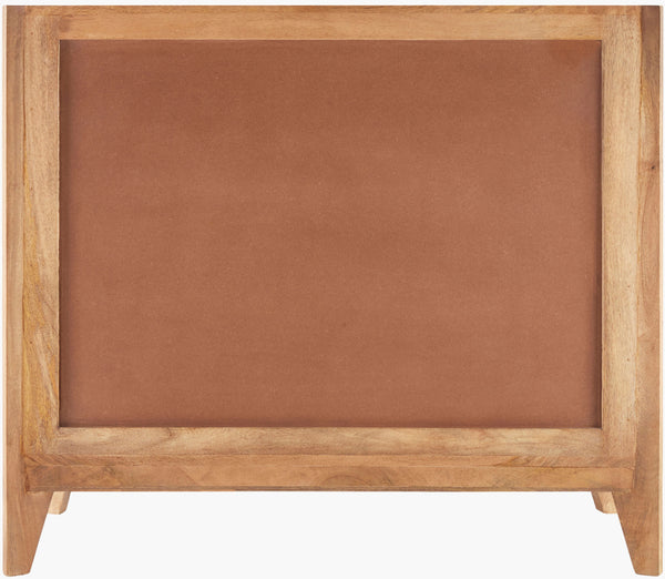 Surya Ronan 32"H X 37"W Modern Mango Wood Cabinet - Minimalist Design For Stylish Living Spaces Top, Brown,Base, Brown Mango Wood,Mango Wood Rno-001