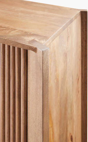 Surya Ronan 32"H X 37"W Modern Mango Wood Cabinet - Minimalist Design For Stylish Living Spaces Top, Brown,Base, Brown Mango Wood,Mango Wood Rno-001