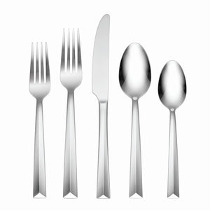 Lenox Hampton Forge Moxie 20 Piece Flatware Set Metallic, STAINLESS METAL 894317