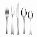 Hampton Forge Moxie 20-Piece Stainless Steel Flatware Set, Service for 4, Dishwasher Safe