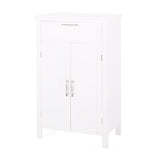 Christopher Knight Home® - Noble House - Edgell Modern Bathroom 2 Door Floor Storage Cabinet with Drawer