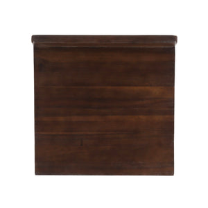 English Elm Christopher Knight Home® - JUT Bidwell Acacia Wood Bar Stool Set of 2 — Handcrafted Low-Back Counter Stools with Iron Legs Brown 64648.00DBRN