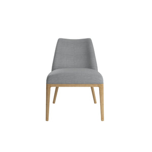 A.R.T. Furniture Loft Upholstered Side Chair - Stylish Comfort With Maple Tapered Legs For Modern Living Spaces Gray Material(S), Rubberwood 335206-1911