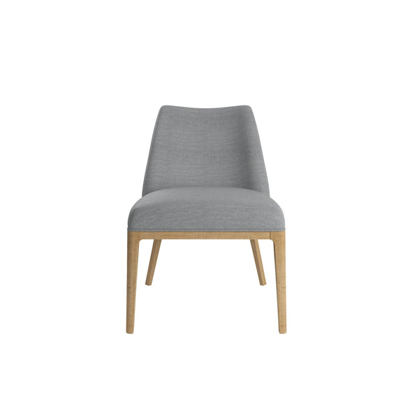 A.R.T. Furniture Loft Upholstered Side Chair - Stylish Comfort With Maple Tapered Legs For Modern Living Spaces Gray Material(S), Rubberwood 335206-1911