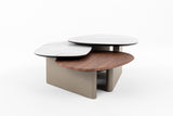 VIG Furniture Modrest Robson - Modern Ceramic + Walnut Coffee Table VGCS-CT-23098