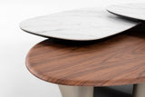 VIG Furniture Modrest Robson - Modern Ceramic + Walnut Coffee Table VGCS-CT-23098