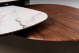 VIG Furniture Modrest Robson - Modern Ceramic + Walnut Coffee Table VGCS-CT-23098