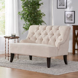 Christopher Knight Home® - Noble House - Nicole Contemporary Tufted Fabric Settee