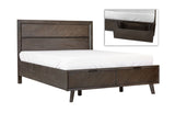 VIG Furniture Modrest Roger - Mid-century Acacia Bedroom Set VGWDROGER-BRN-SET