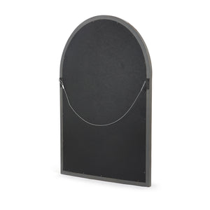 English Elm Christopher Knight Home® - ARCH Window Mirror Grey Wood 48.25x35 Decorative Arched Wall Accent with Rustic Farmhouse Charm and Depth 67057.00