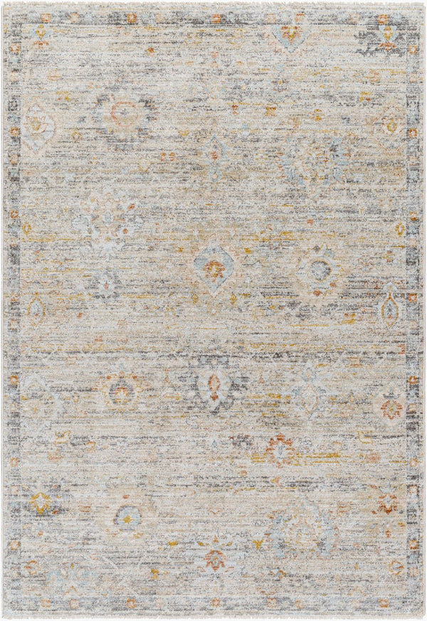 Livabliss Rojin Traditional Turkish Machine Woven Polypropylene Runner Rug for Hallways Oatmeal, Light 9' x 13'1" ROJ2303-9127