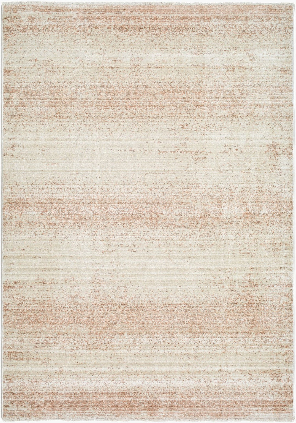 Livabliss Rojin Classic Fringe Runner Rug Polypropylene Medium Pile for Hallway or Entryway Oatmeal, Rust 9' x 12'7" ROJ2306-9127