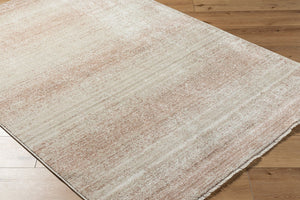 Livabliss Rojin Classic Fringe Runner Rug Polypropylene Medium Pile for Hallway or Entryway Oatmeal, Rust 2'6" x 7'3" ROJ2306-2673