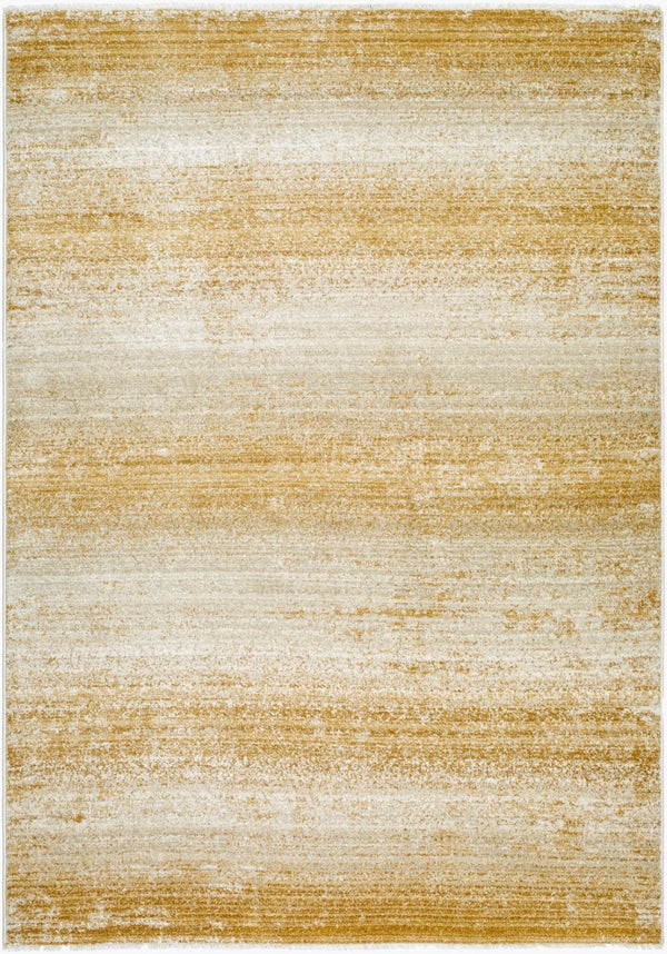 Livabliss Rojin Fringe Trim Polypropylene Runner Rug for Entryway Hallway or Bedside Decor Oatmeal, Mustar 9' x 12'7" ROJ2307-9127