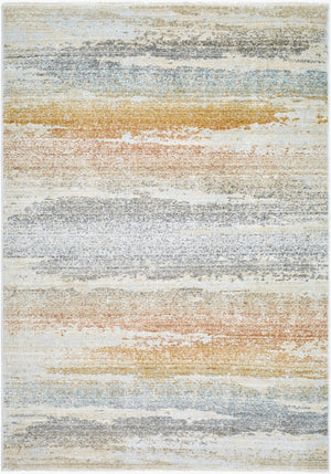 Livabliss Rojin Fringe Border Polypropylene Area Rug Turkish Woven Eclectic Living Room Accent ROJ2309-9127