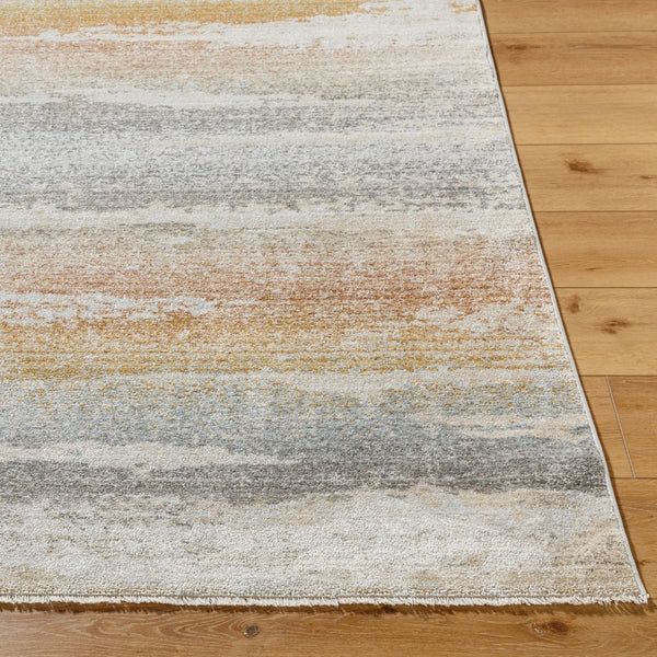 Livabliss Rojin Fringe Border Polypropylene Area Rug Turkish Woven Eclectic Living Room Accent ROJ2309-9127