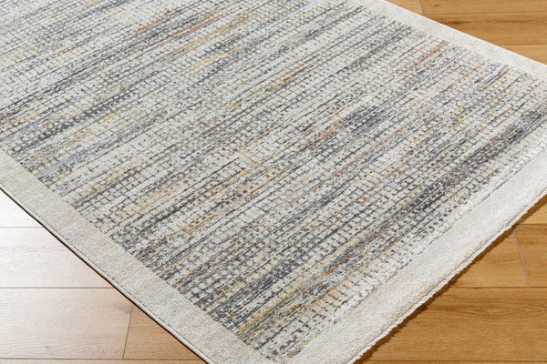 Livabliss Rojin Traditional Fringe Runner Rug Polypropylene Hallway Entryway Medium Pile Light Slate, Oa 2'6" x 7'3" ROJ2310-2673