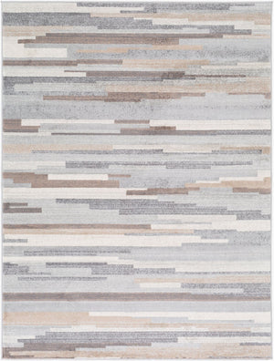 Livabliss Roma Machine Woven Polypropylene Area Rug Geometric Living Room Floor Accent Turkey Charcoal, Gray 11'10" x 15' ROM2302-111015