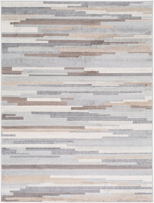 Livabliss Roma Machine Woven Polypropylene Area Rug Geometric Living Room Floor Accent Turkey Charcoal, Gray 11'10" x 15' ROM2302-111015